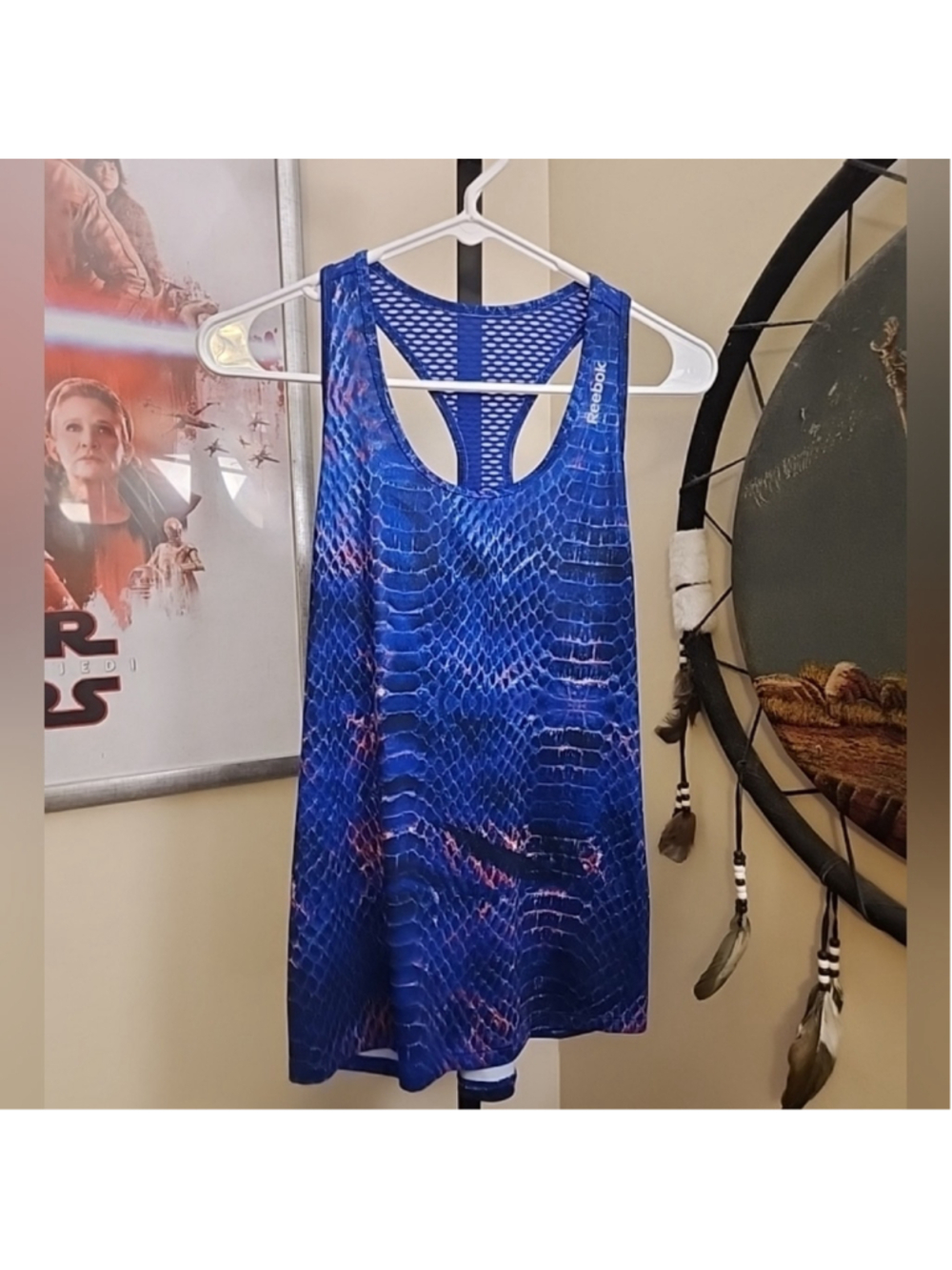 Reebok Razor Back Tank Top Speedwick EUC